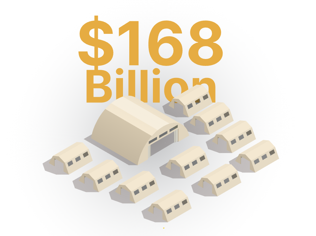 camping built with $316B